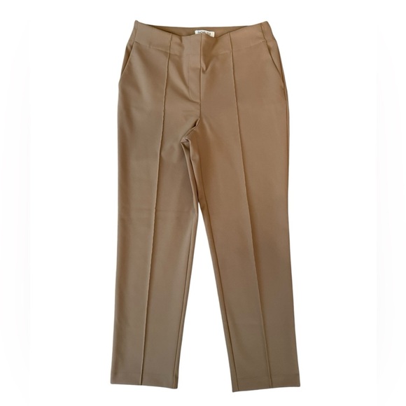 Rachel Zoe Ponte Knit Pull-On Pants Size 6 Camel Tan 27” Inseam - Picture 6 of 6